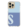 Slim Protection Case［ Original - initial two tone - S blue ］