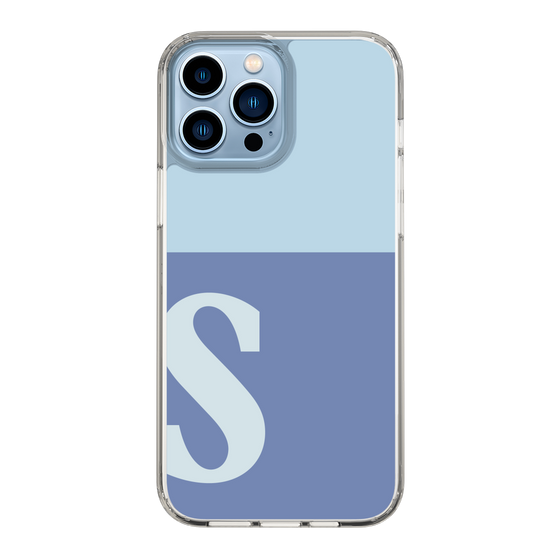 Slim Protection Case［ Original - initial two tone - S blue ］