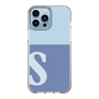 Slim Protection Case［ Original - initial two tone - S blue ］