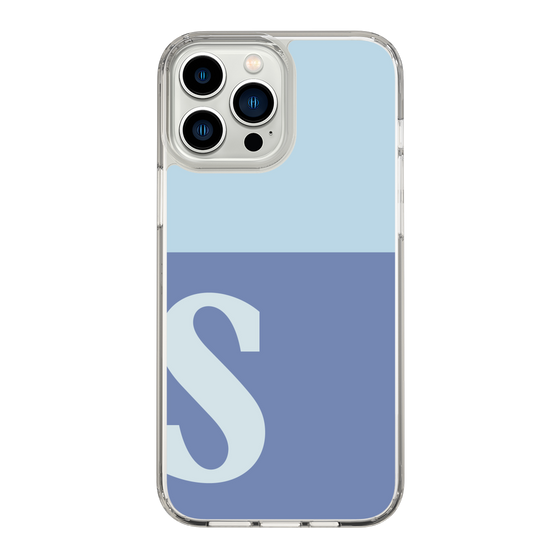 Slim Protection Case［ Original - initial two tone - S blue ］