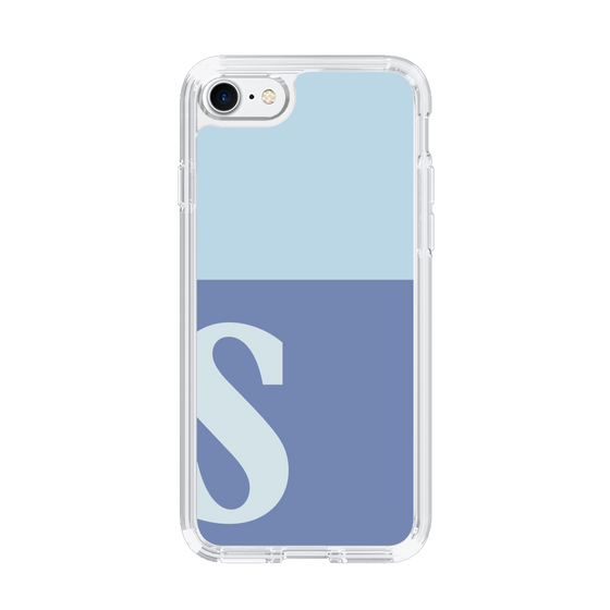 Slim Protection Case［ Original - initial two tone - S blue ］