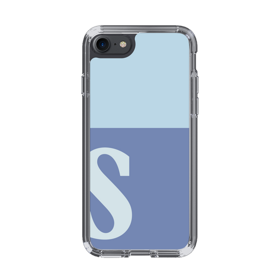 Slim Protection Case［ Original - initial two tone - S blue ］