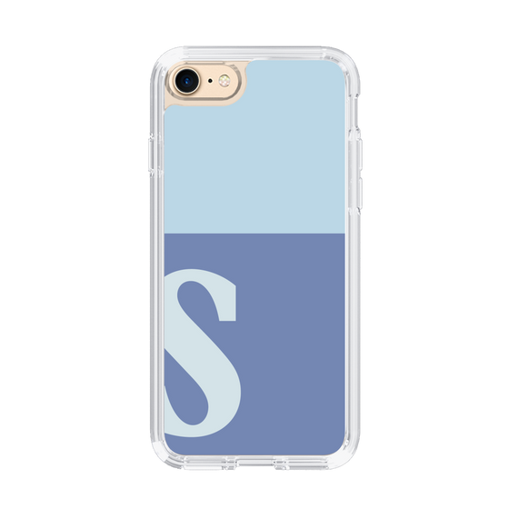 Slim Protection Case［ Original - initial two tone - S blue ］