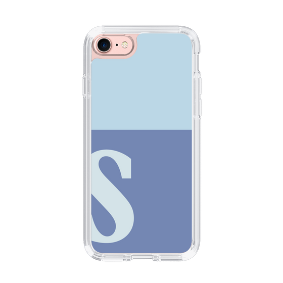 Slim Protection Case［ Original - initial two tone - S blue ］