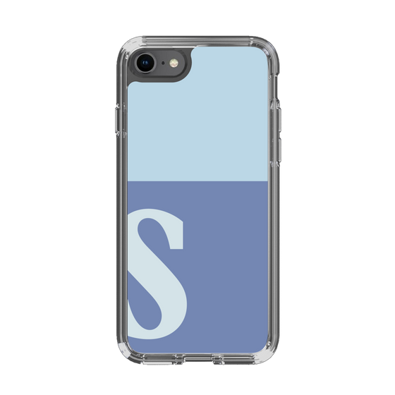Slim Protection Case［ Original - initial two tone - S blue ］