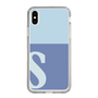 Slim Protection Case［ Original - initial two tone - S blue ］