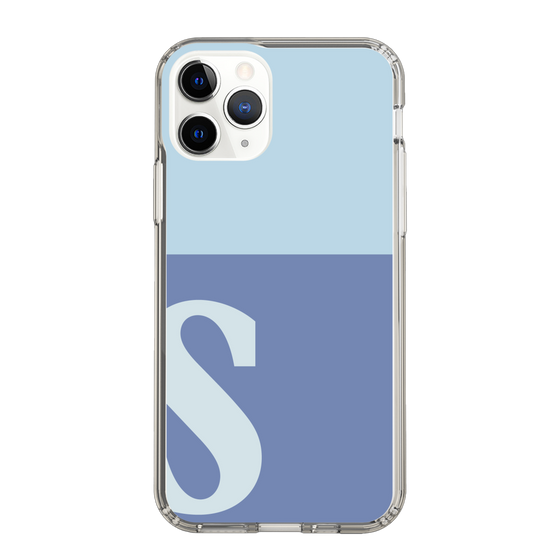 Slim Protection Case［ Original - initial two tone - S blue ］