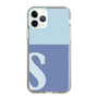Slim Protection Case［ Original - initial two tone - S blue ］