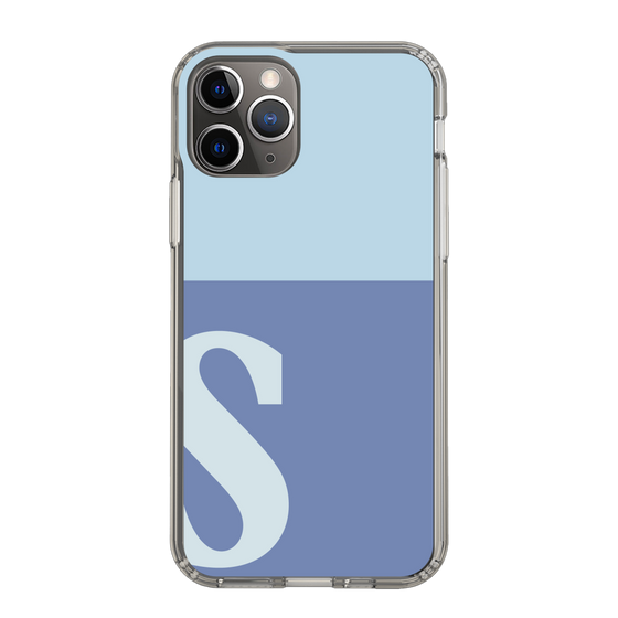 Slim Protection Case［ Original - initial two tone - S blue ］
