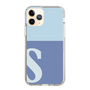 Slim Protection Case［ Original - initial two tone - S blue ］