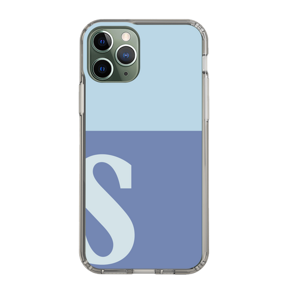 Slim Protection Case［ Original - initial two tone - S blue ］