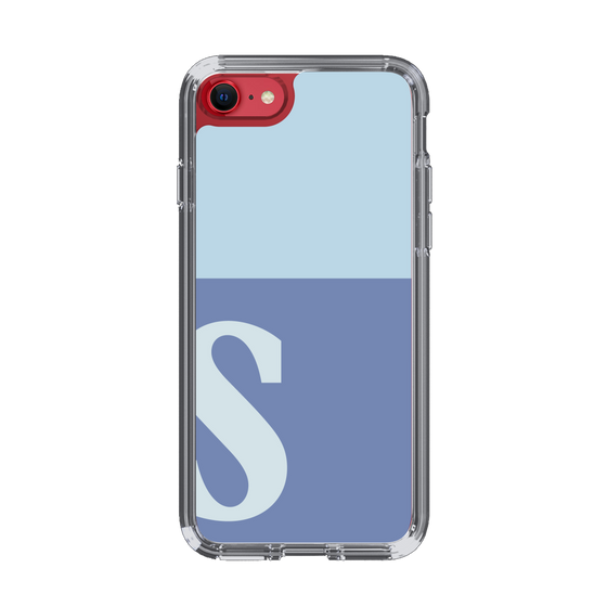 Slim Protection Case［ Original - initial two tone - S blue ］