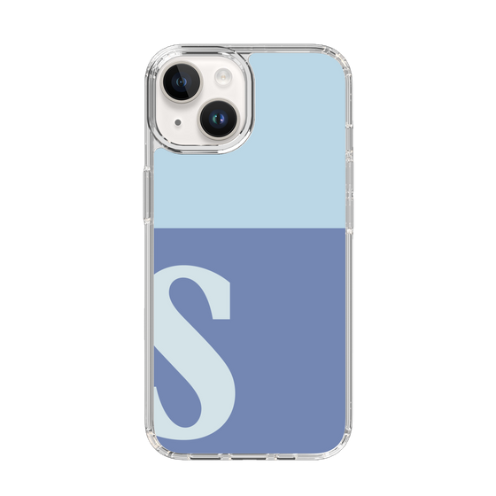 Slim Protection Case［ Original - initial two tone - S blue ］