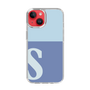 Slim Protection Case［ Original - initial two tone - S blue ］