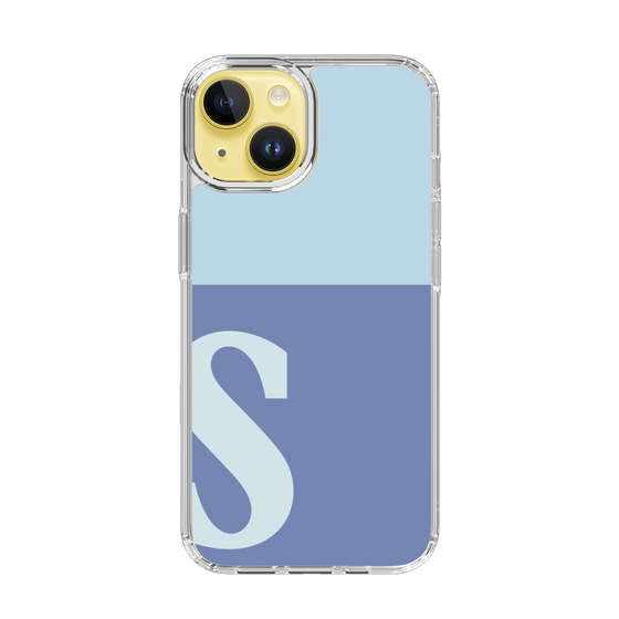Slim Protection Case［ Original - initial two tone - S blue ］