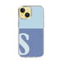 Slim Protection Case［ Original - initial two tone - S blue ］