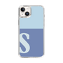 Slim Protection Case［ Original - initial two tone - S blue ］