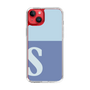 Slim Protection Case［ Original - initial two tone - S blue ］