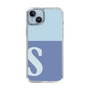 Slim Protection Case［ Original - initial two tone - S blue ］