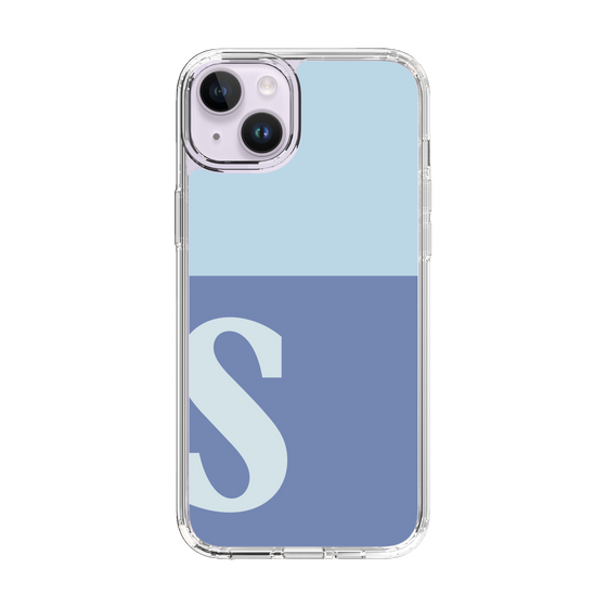 Slim Protection Case［ Original - initial two tone - S blue ］