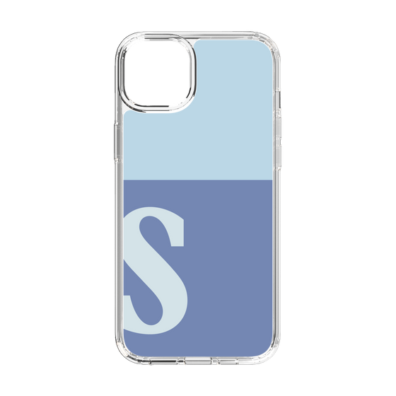 Slim Protection Case［ Original - initial two tone - S blue ］