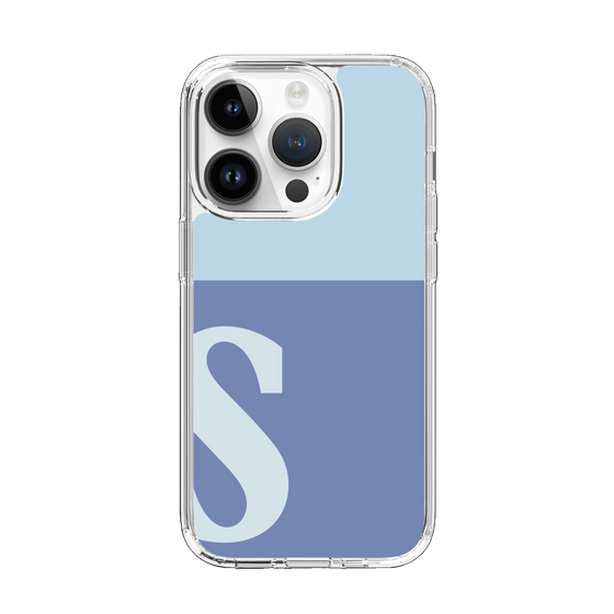 Slim Protection Case［ Original - initial two tone - S blue ］