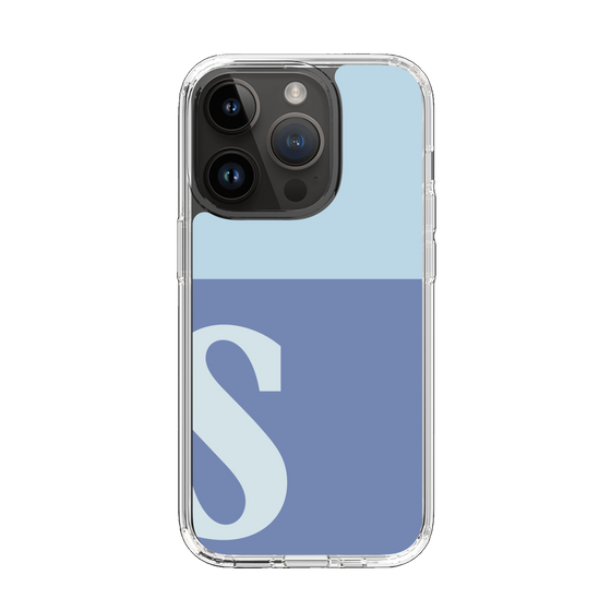 Slim Protection Case［ Original - initial two tone - S blue ］
