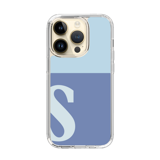 Slim Protection Case［ Original - initial two tone - S blue ］