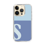 Slim Protection Case［ Original - initial two tone - S blue ］