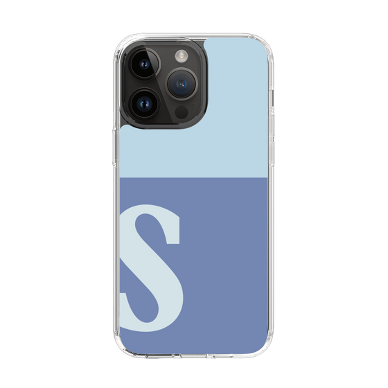 Slim Protection Case［ Original - initial two tone - S blue ］