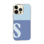 Slim Protection Case［ Original - initial two tone - S blue ］