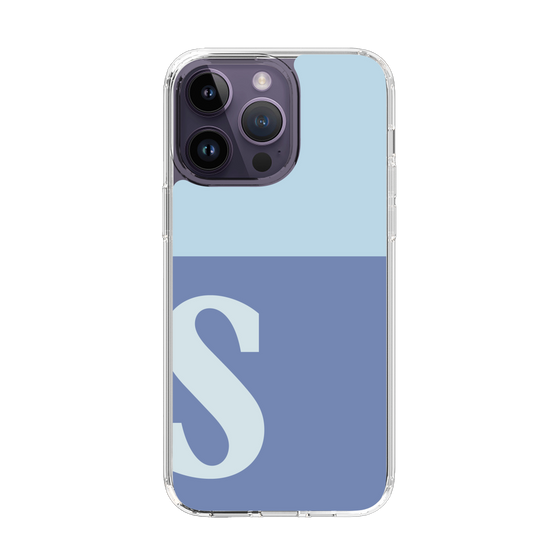 Slim Protection Case［ Original - initial two tone - S blue ］