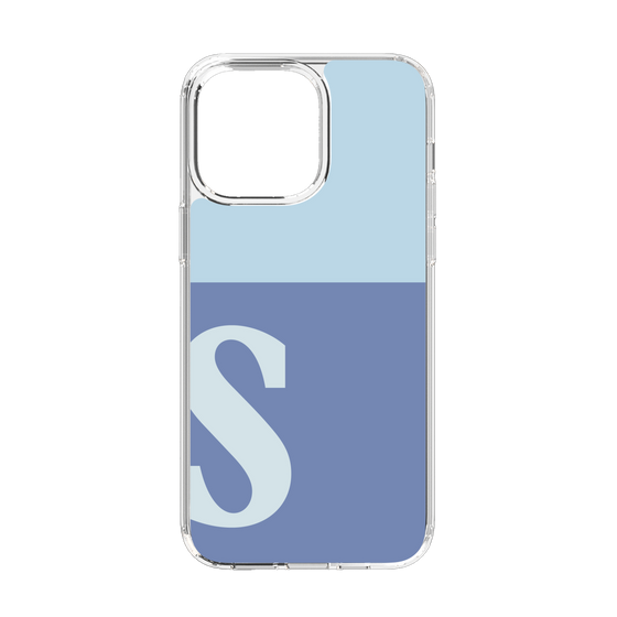 Slim Protection Case［ Original - initial two tone - S blue ］