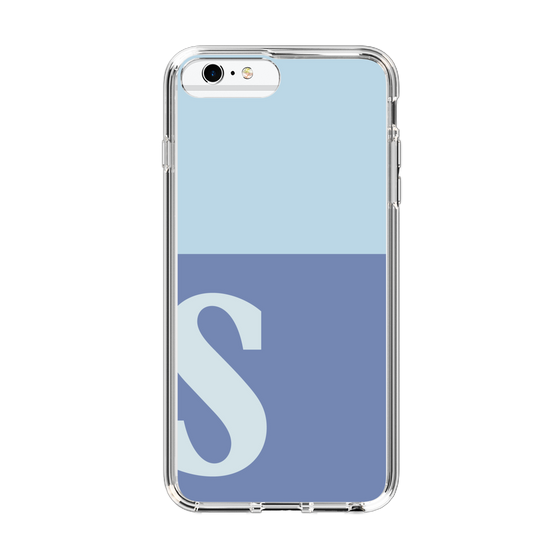 Slim Protection Case［ Original - initial two tone - S blue ］