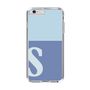 Slim Protection Case［ Original - initial two tone - S blue ］