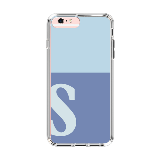 Slim Protection Case［ Original - initial two tone - S blue ］