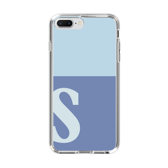 Slim Protection Case［ Original - initial two tone - S blue ］