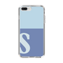 Slim Protection Case［ Original - initial two tone - S blue ］