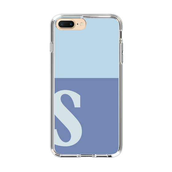 Slim Protection Case［ Original - initial two tone - S blue ］