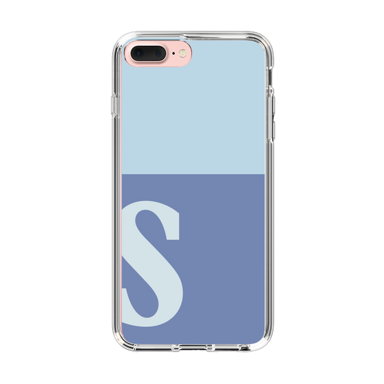 Slim Protection Case［ Original - initial two tone - S blue ］