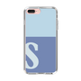 Slim Protection Case［ Original - initial two tone - S blue ］