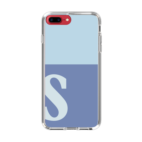 Slim Protection Case［ Original - initial two tone - S blue ］