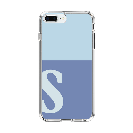 Slim Protection Case［ Original - initial two tone - S blue ］