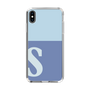 Slim Protection Case［ Original - initial two tone - S blue ］