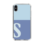 Slim Protection Case［ Original - initial two tone - S blue ］