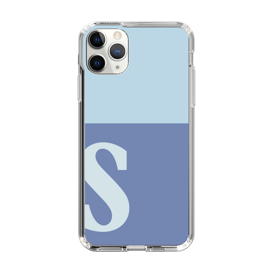 Slim Protection Case［ Original - initial two tone - S blue ］