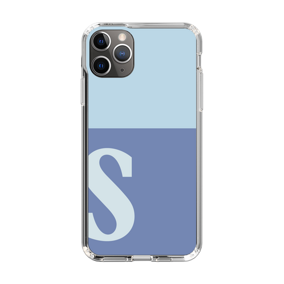 Slim Protection Case［ Original - initial two tone - S blue ］