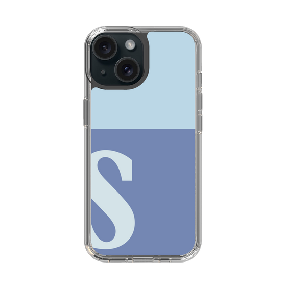 Slim Protection Case［ Original - initial two tone - S blue ］
