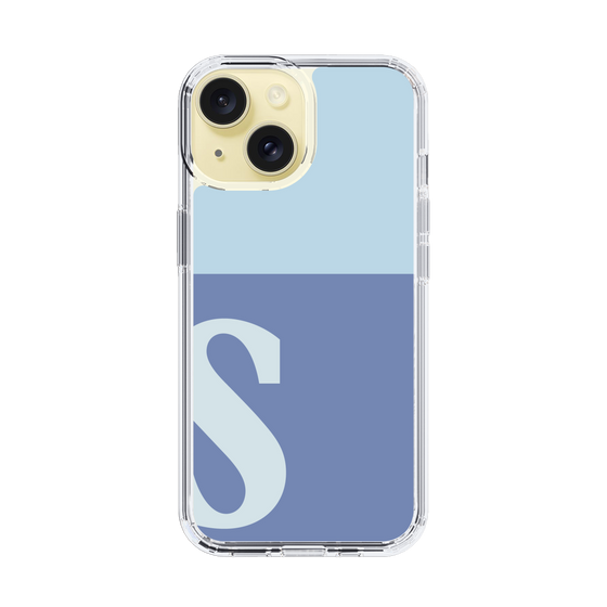 Slim Protection Case［ Original - initial two tone - S blue ］