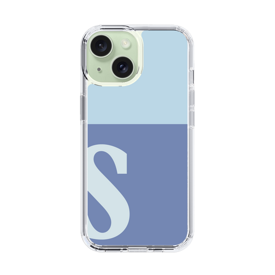 Slim Protection Case［ Original - initial two tone - S blue ］
